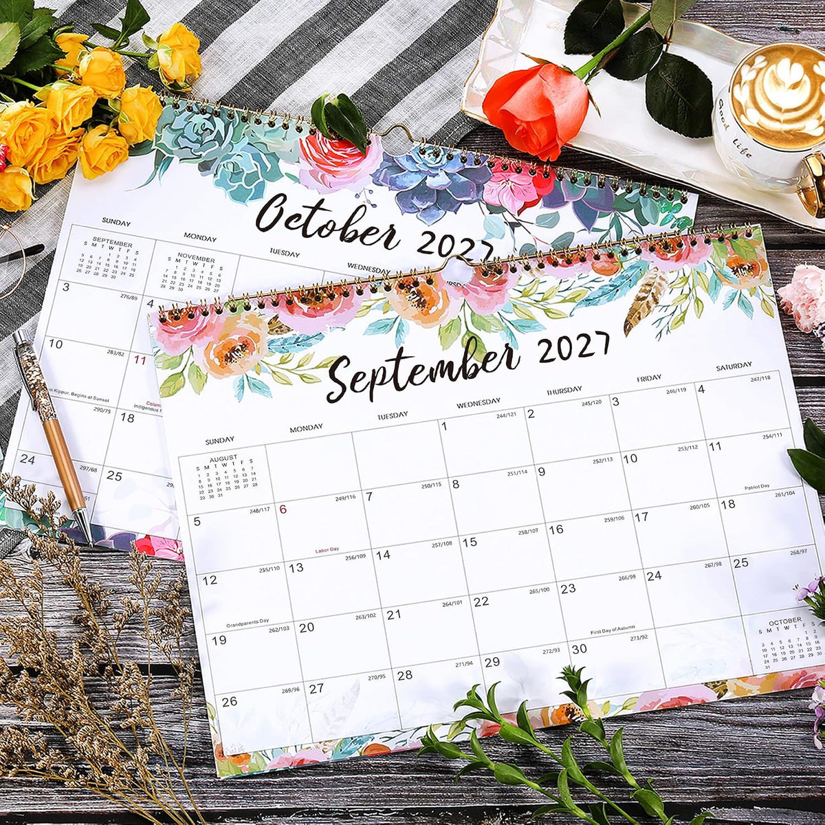 2027 Wall Calendar 12 Months Jan. 2027 - Dec. 2027, 14.6'' x 11.4''