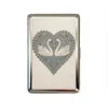 Vintage Metal Case Wallet Card Holder Tin Box – Business Card, ID & Small Trinket Versatility Organizer