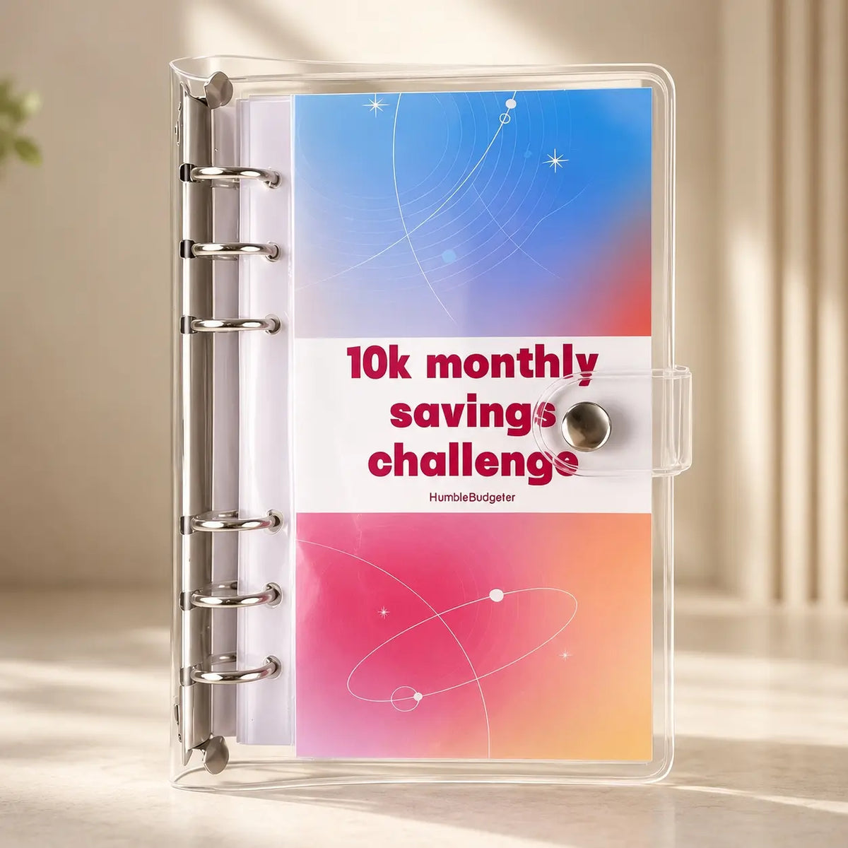 A6 12 Month Money Saving Challenge Binder, 1 Count Money Saving Budget Binder, Budget Planner Notebook with Cash Envelopes, Savings Challenges Book for Home Office, 2026 New year Valentine's Day Gift #GLOBAL PICKS