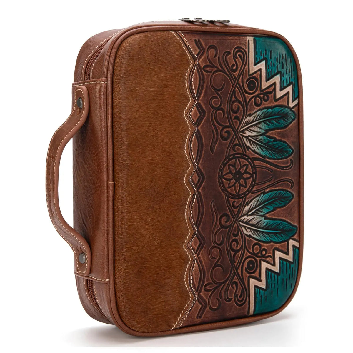 Montana West Western Style Embroidered Bible Covers Book Carrying Case Church Bag Outdoor Bible Protective Leather Designs Canvas