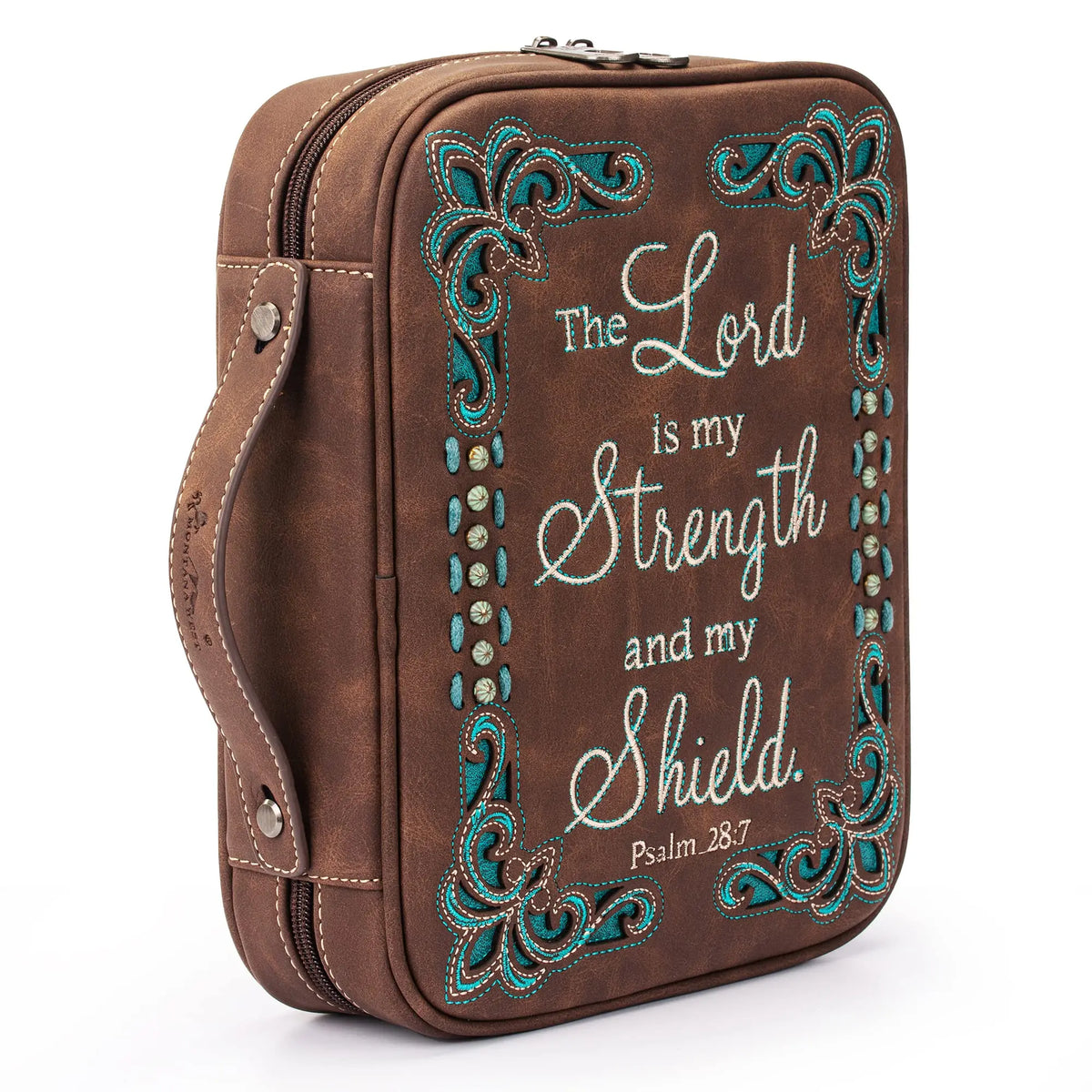 Montana West Western Style Embroidered Bible Covers Book Carrying Case Church Bag Outdoor Bible Protective Leather Designs Canvas