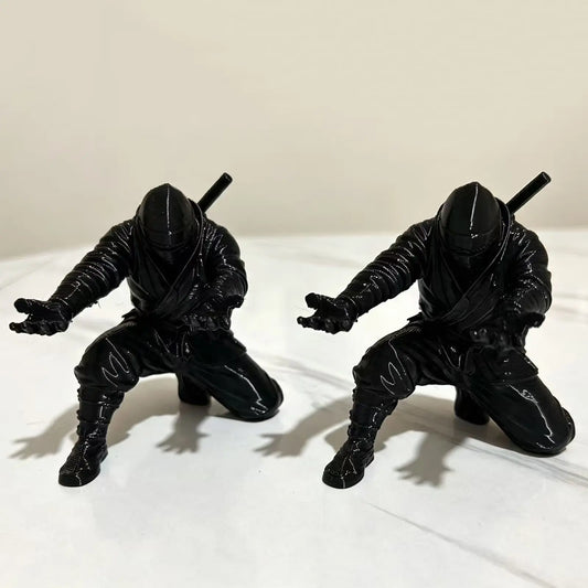 2 Piece Set Fashion Ninja Pen Holder, 3D Printed Samurai Model, Desktop Decorative Item, Unique Pen Stand, Office Accessories, Aesthetic Desk Accessories, Office Desk Accessory